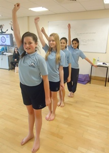 Year 8 Girls Put on their Dancing Shoes